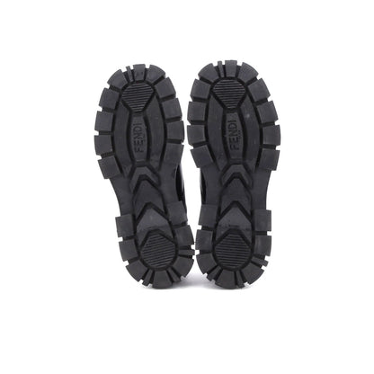 Fendi Fendi Force Oxfords Leather With Zucca Jacquard