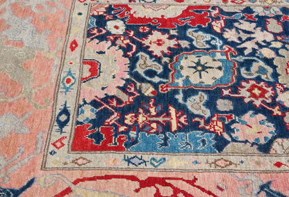 Handmade Kazak Pakistan Rug Floral Modern Design