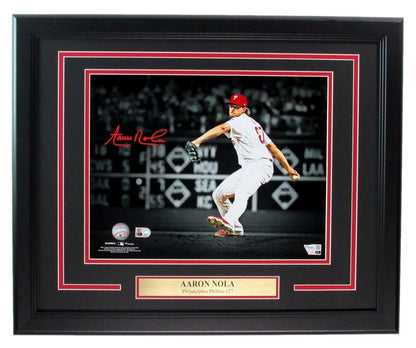 Aaron Nola Signed/Auto 11X14 Photo Philadelphia