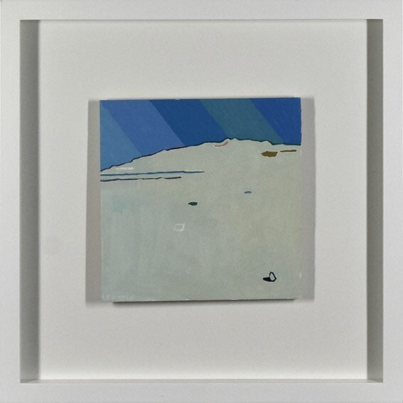 Fred Coppin 2020 Original Painting Oil On Panel Signed Well Framed Third Rock