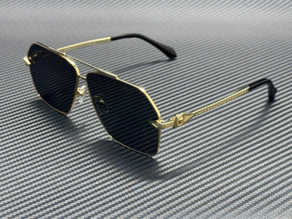 Versace Ve2284 10026G Gold Grey Mirror Men'S 63 Mm Sunglasses