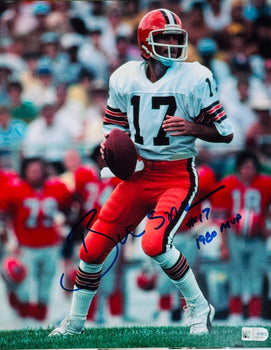 Brian Sipe Autographed 8X10 Football Photo