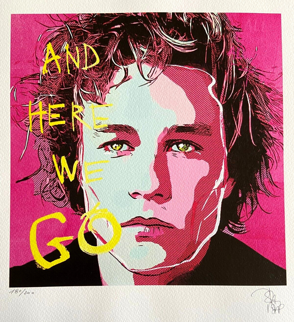 Johnny Depp Lithograph, 200Ex - (John Lennon Pierce Brosnan Anthony Hopkins)
