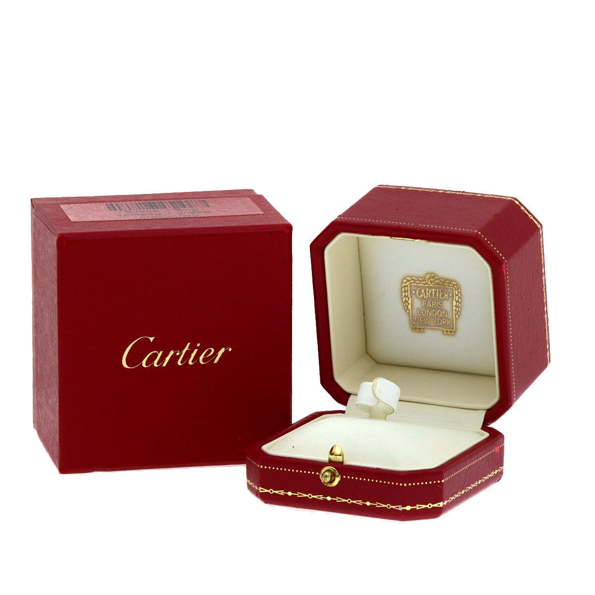Cartier   Ring Dragon Padlock Diamond Enamel #48