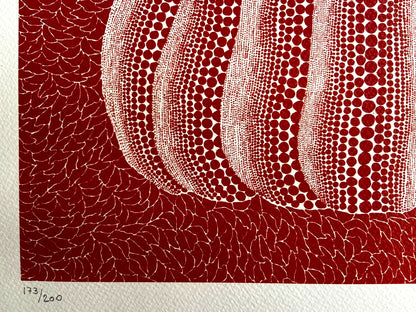Yayoi Kusama Lithograph Mori Art Museum Coa