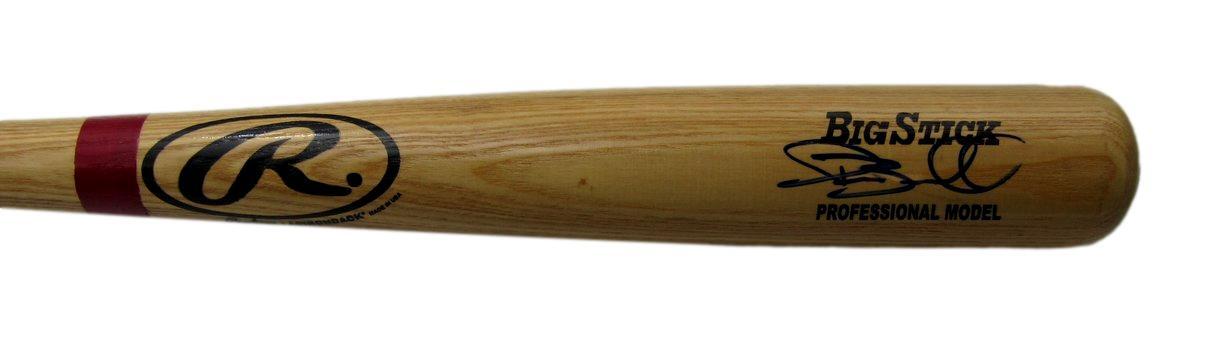 Pat Burrell Phillies Signed/Auto Blonde Big Stick Baseball Bat Jsa 192635