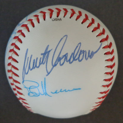 Minnesota Twins Multi-Autographed By 8 Players Oal Twins Logo Baseball 155685