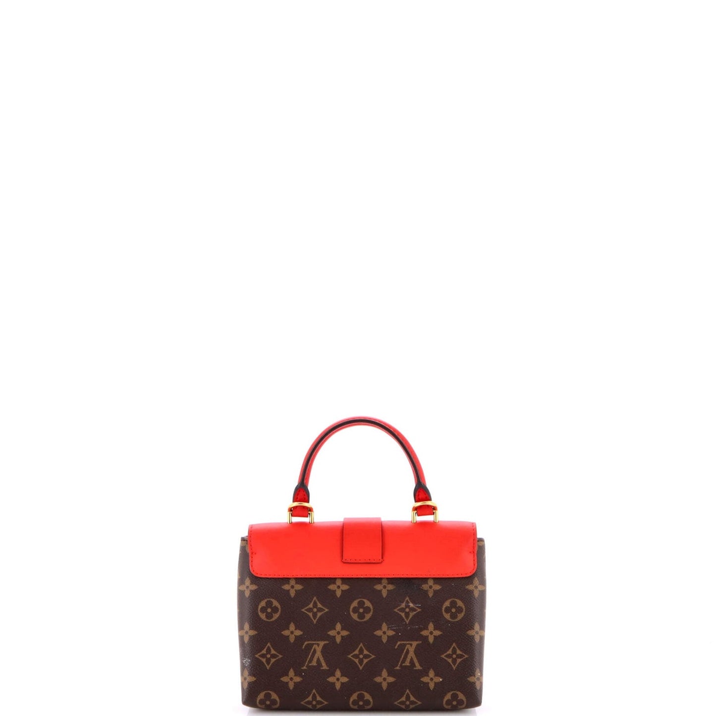 Louis Vuitton Locky Handbag Monogram Canvas With Leather Bb