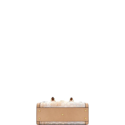 Gucci Diana Nm Bamboo Handle Tote Nishijin Gg Silk Textile And Leather Small