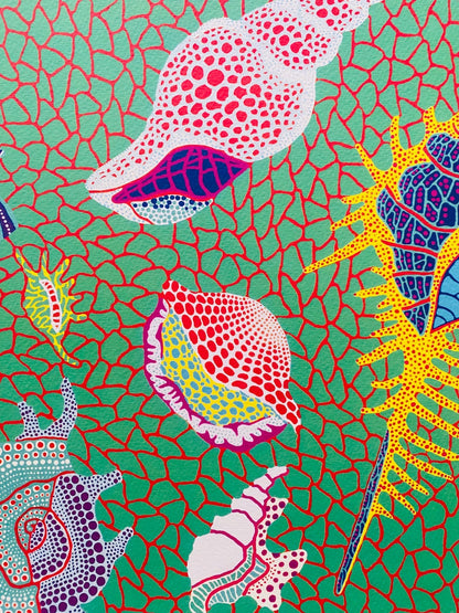 Yayoi Kusama Lithograph Mori Museum Coa Numbered Limited A