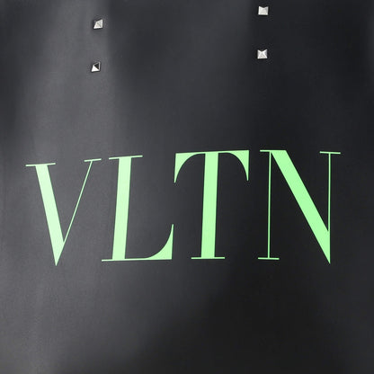 Valentino Garavani Vltn Rockstud Shopping Tote Printed Leather Tall
