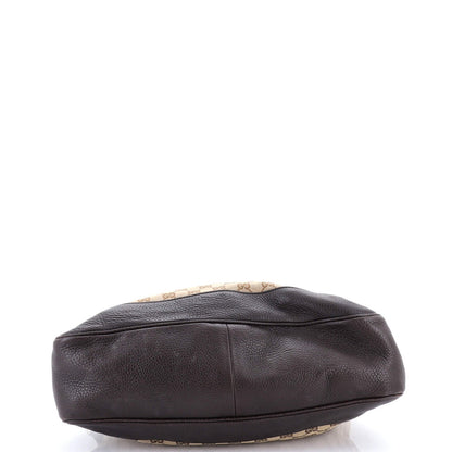 Gucci Diana Bamboo Shoulder Bag Gg Canvas Medium