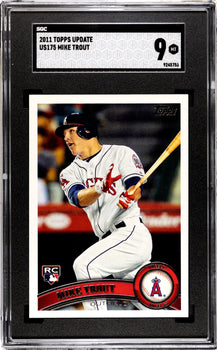 Mike Trout 2011 Topps Update #Us175 Sgc 9