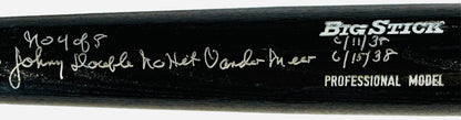 Johnny Vander Meer Autographed Rawlings Big Stick Bat (Jsa)