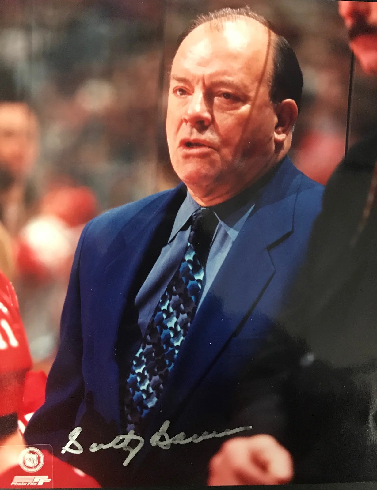Scotty Bowman Autographed 8X10 Photo Detroit Red Wings