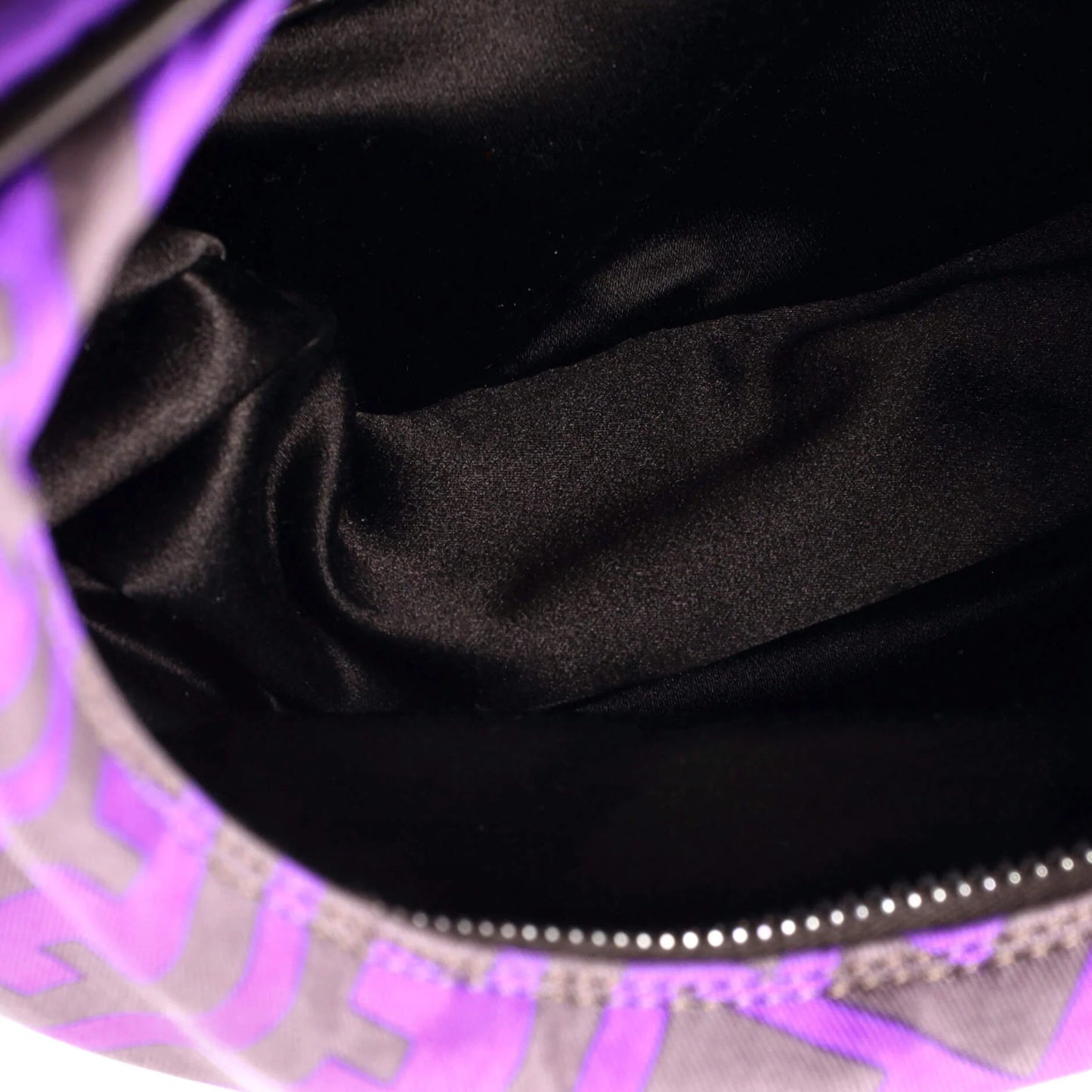 Fendi Flap Hobo Zucca Canvas Small