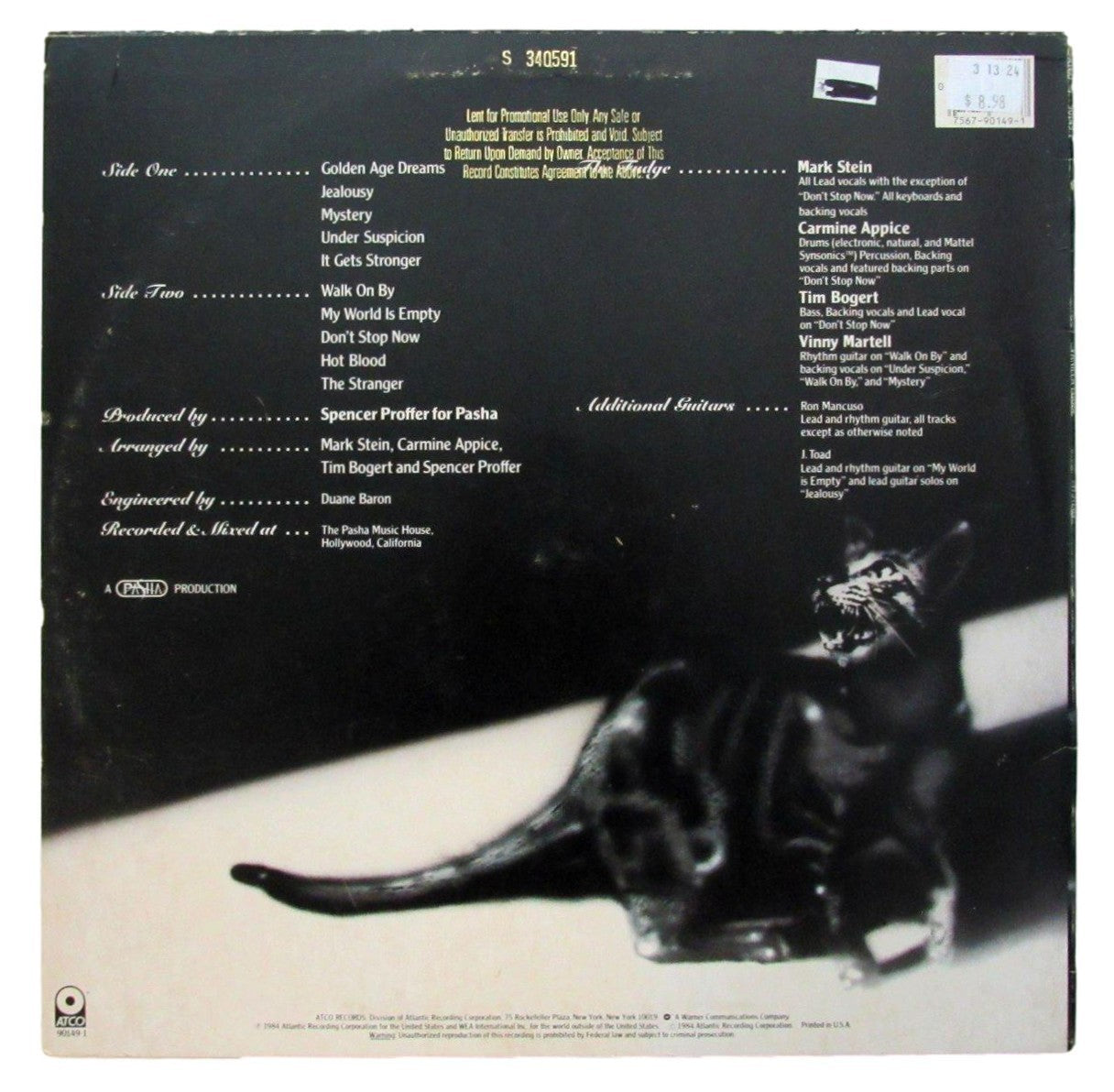 Carmine Appice Drummer Signed/Inscribed Vanilla Fudge Album Lp Vinyl Jsa 201223