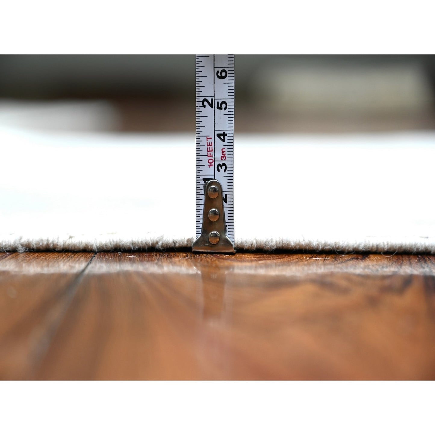 2'8"X12' Ivory Washed Out Peshawar Hand Knotted 100% Wool Runner Rug