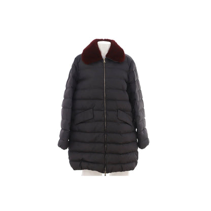 Moncler Women'S Indis Puffer Coat Polyamide With Down And Fur