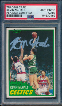 1981-82 Topps #75 Signed/Auto Kevin Mchale Hof