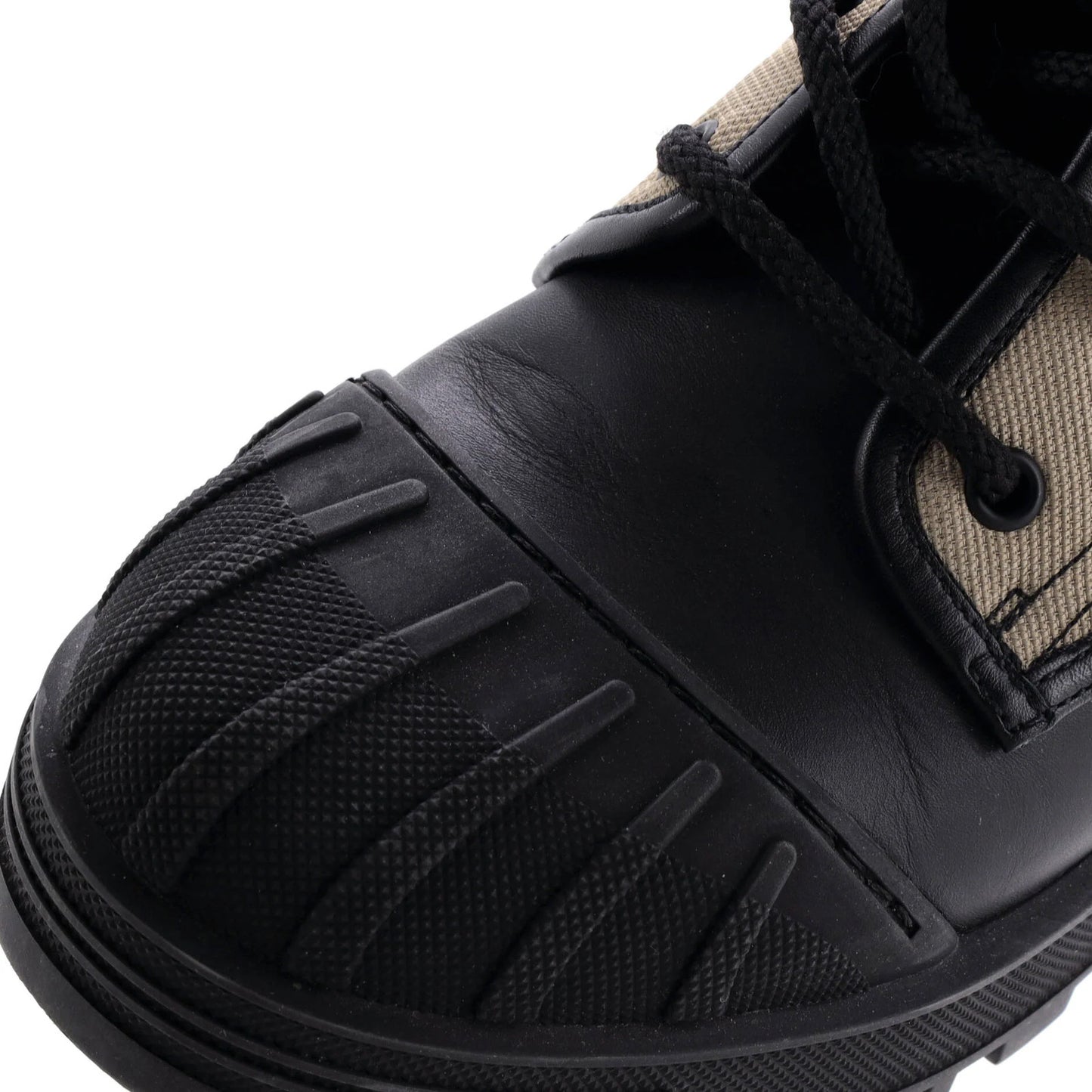 Christian Dior Women'S D-Major Ankle Boots Technical Fabric With Leather