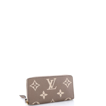 Louis Vuitton Zippy Wallet Bicolor Monogram Empreinte Giant