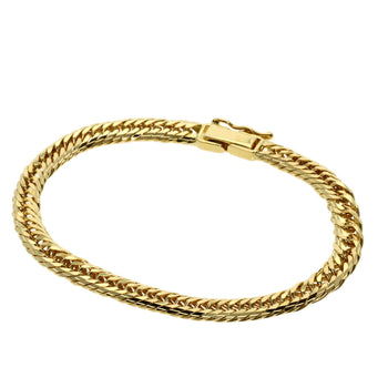 Curb Chain Kihei W6 Side Bracelet K18 Yellow Gold