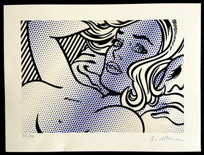 Roy Lichtenstein Lithograph Signed and Numbered with Robert Indiana
