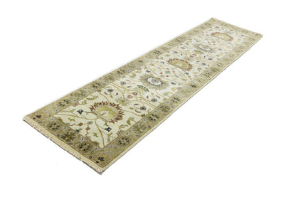 2'6X10 Ft Handmade Peshawar Runner Rug Oriental