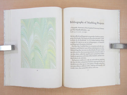 Robin Heyeck Marbling At The Heyeck Press 1St Edition, Signed, 1986, Limited 150
