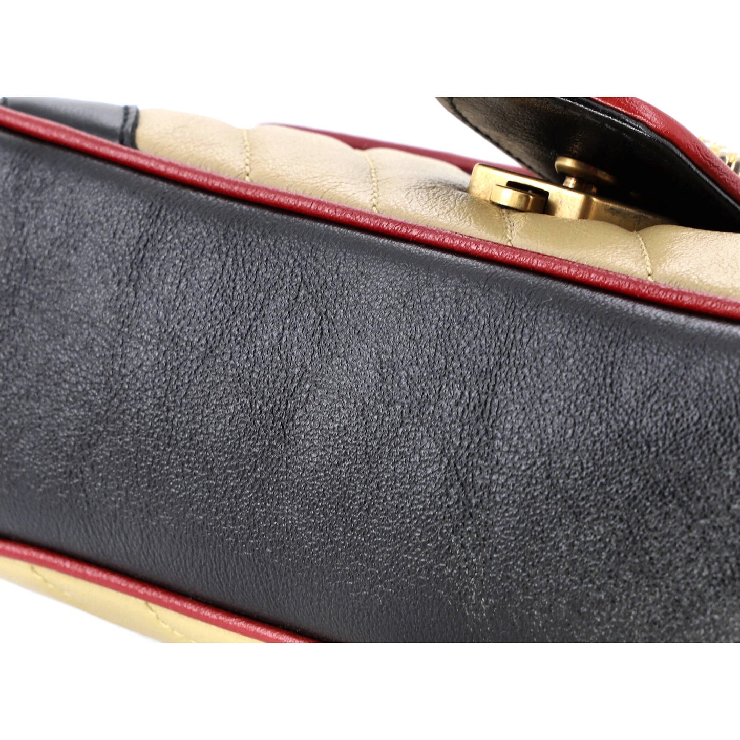 Gucci Gg Marmont Flap Bag Diagonal Quilted Leather Small