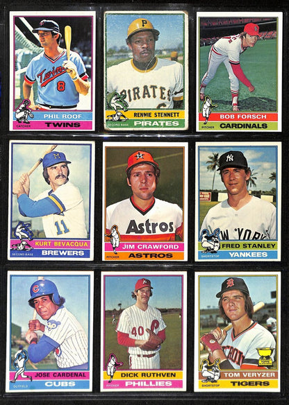 1976 Topps Baseball Complete Set (660) Brett Rc