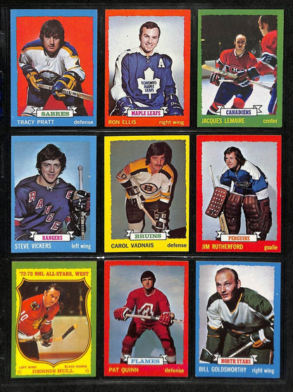 1973-74 Topps Hockey Cards Complete Set (1-198)