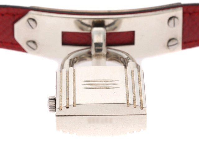 Hermes Kelly Watch Ke1.210 Sv Silver Color Quartz