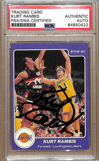 1984-85 Star Company #180 Kurt Rambis Lakers