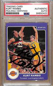 1984-85 Star Company #180 Kurt Rambis Lakers