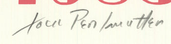 Jack Perlmutter American Dance Festival Signed 