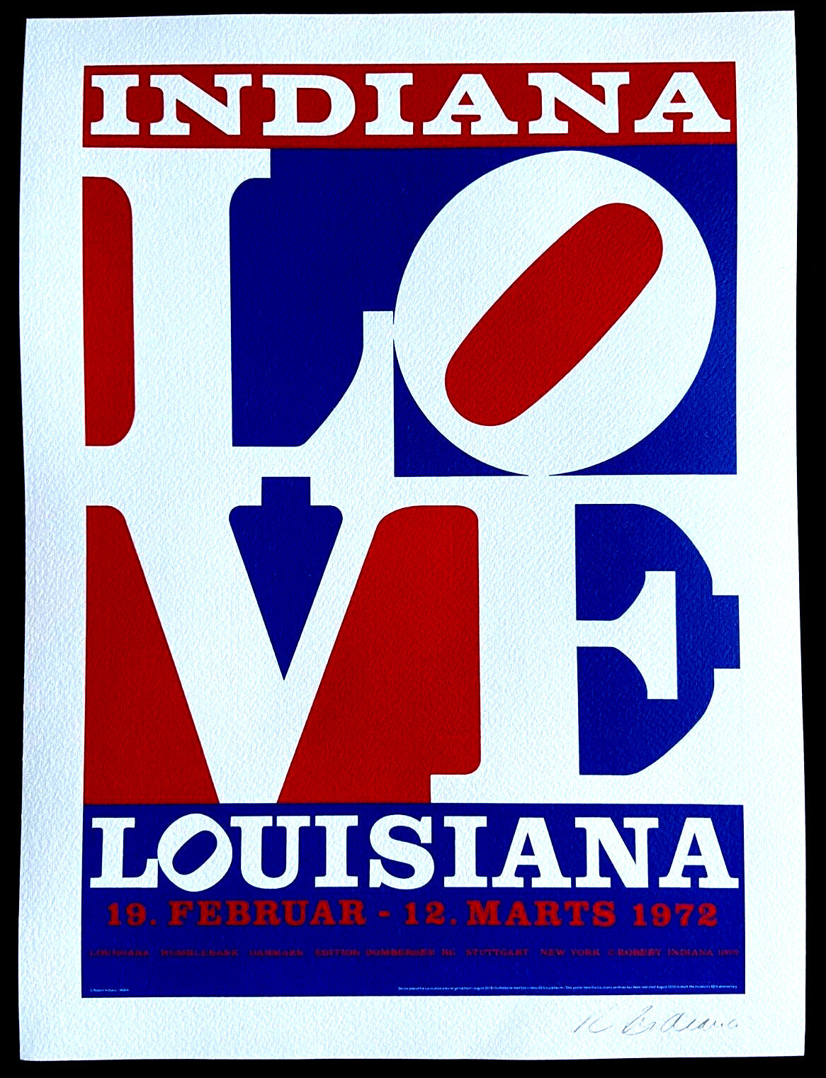 Robert Indiana Guggenheim Museum Coa Signed Op Numbered 275 Ex