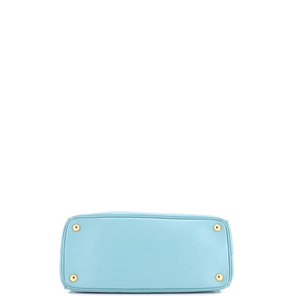 Prada Double Zip Lux Tote Saffiano Leather Small