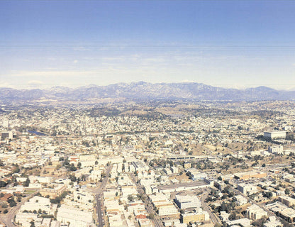 Photograp JACK RANKIN Los Angeles California 13.5" x 40" Offset Lithograph 1990