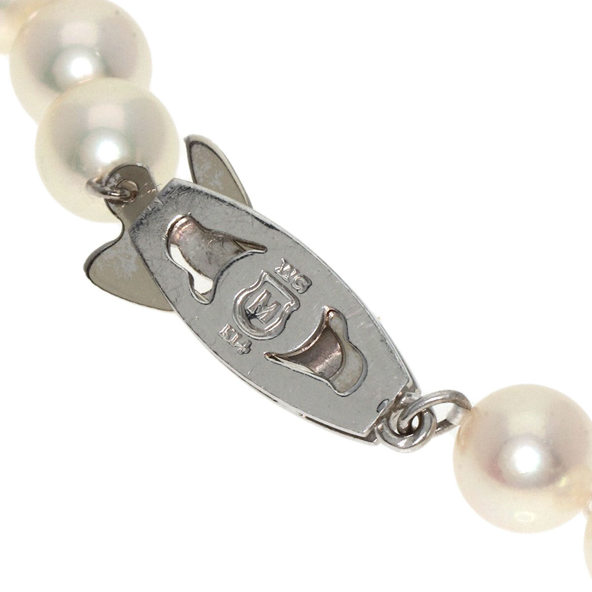 Mikimoto   Necklace Pearl Pearl Earring 2-Piece