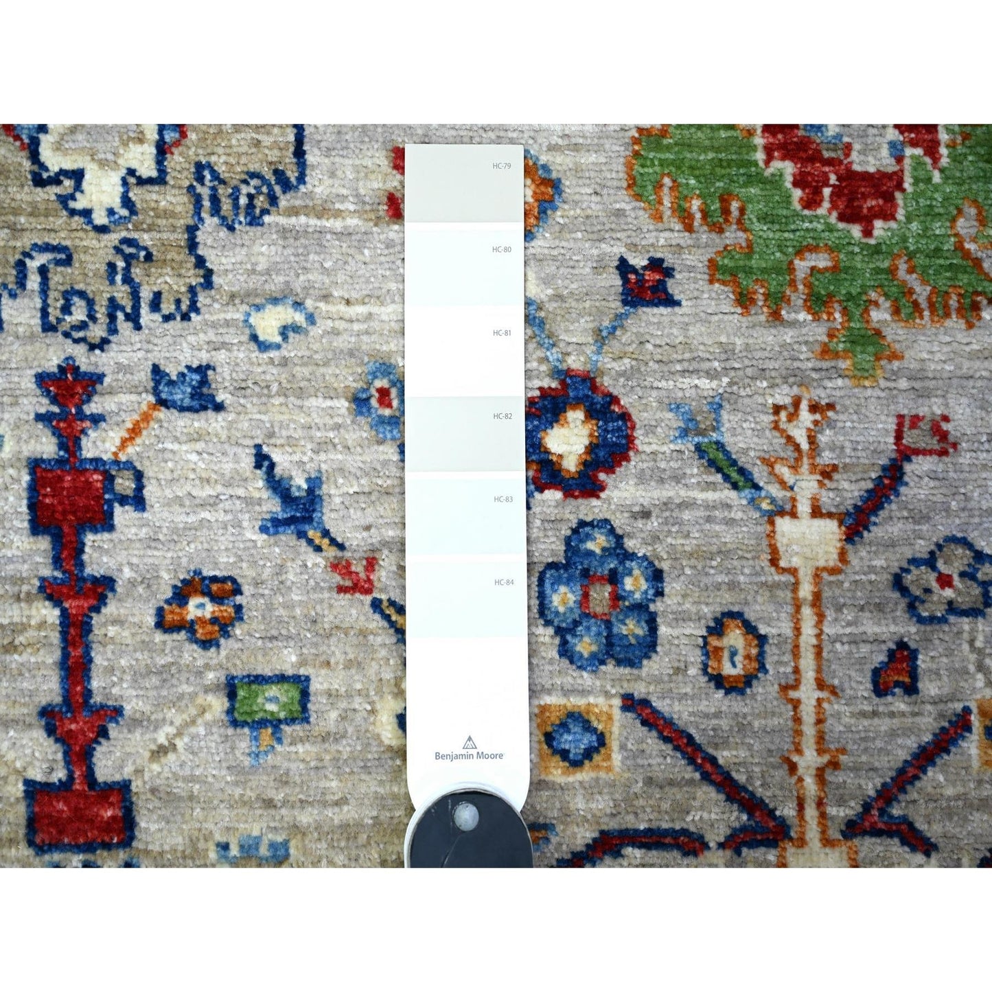 3'1"X5' Gray Aryana Mahal Design Vegetable Dyes Oriental Rug