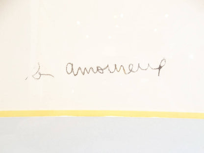 Jean Cocteau (France) Lithograph Signed Framed Print