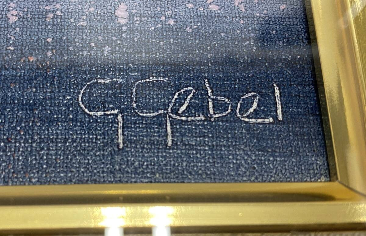 Gerard Gebel Pink Vase Original Oil Painting Flowers Impressionist French Art