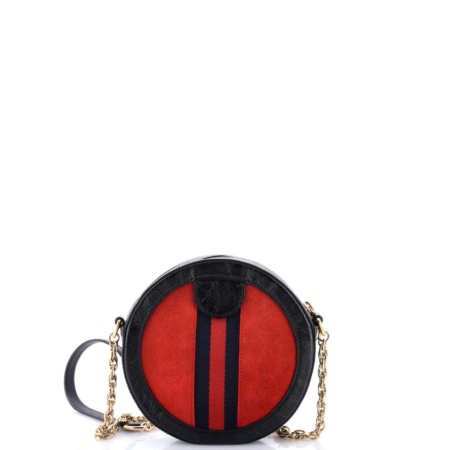 Gucci Ophidia Round Shoulder Bag Suede Mini