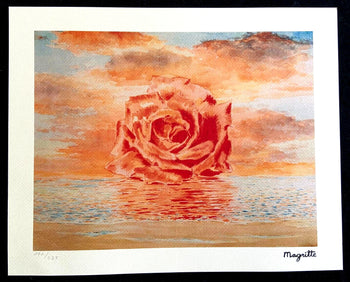 Ren Magritte Lithograph Coa Signed Numbered By Hand