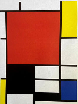 Piet Mondrian Lithograph Coa Certified Numbered