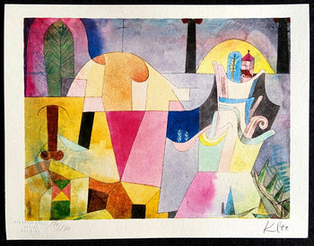 Paul Klee Lithograph Coa Signed Numbered By Hand