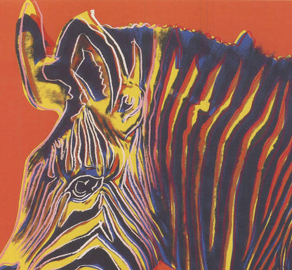 Andy Warhol Endangered Species: Grevy'S Zebra " Offset Lithograph 19