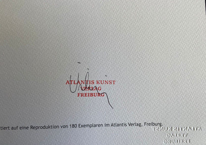 Josef Albers Lithograph Certified Coa